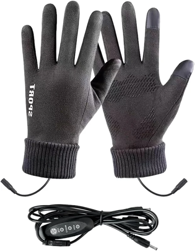 Aufladbare Heizhandschuhe Heizfunktion 3 Heizstufen Touchscreen-Fäustlinge — Heizkleidung
