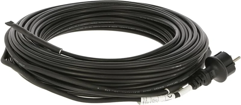 KERBL Frostschutzkabel 5 m (100 W, Heizkabel für Dachrinnen, Rohrleitungen, zur Überwinterung von Pflanzen, Frostschutz für Rohre + Kübelpflanzen) 296087 — Heizung Warmepumpe