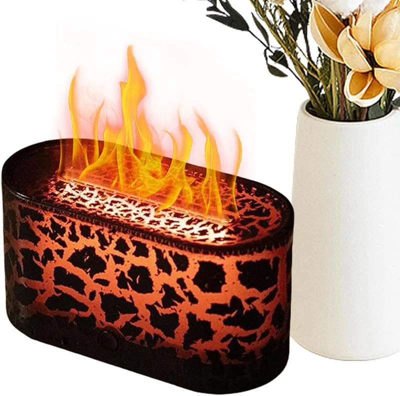 Luftbefeuchter für Schlafzimmer, Diffusor mit kalter Flamme, intelligenter Luftbefeuchter, leiser Luftbefeuchter für die Dekoration im Wohnzimmer, Auto, Hotel, Spa Yoga