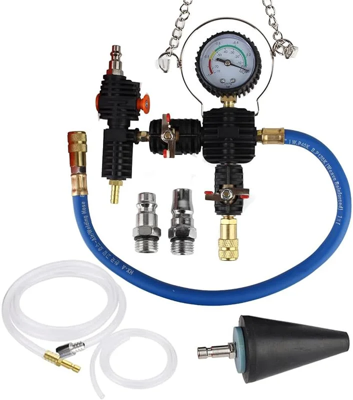 Drucktestset, Kühlung, Leckagen und Füllstandsanzeige — Heizung Warmepumpe