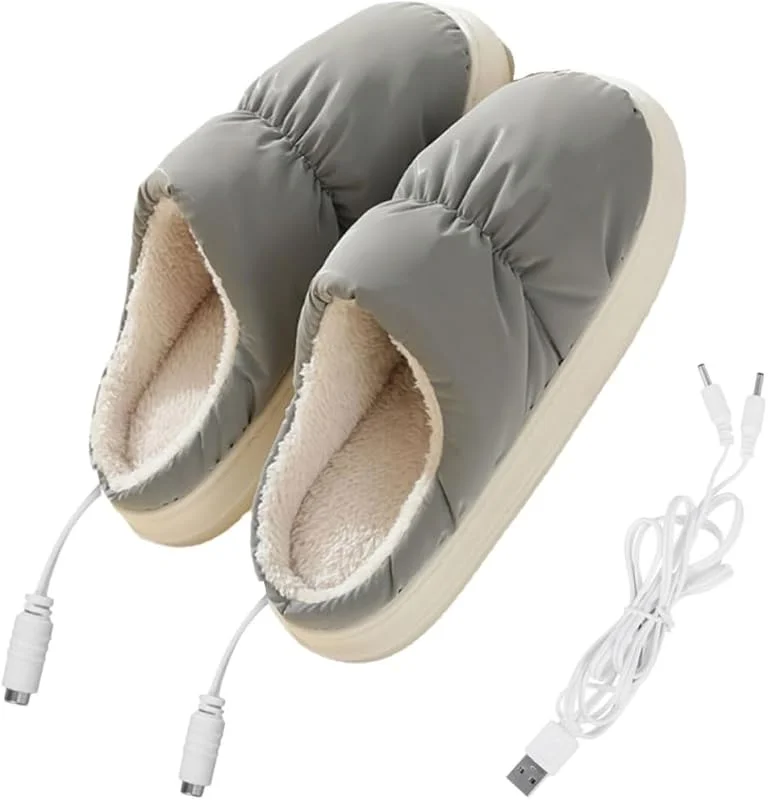Elektrisch Beheizbare Schuhe USB Fußheizgerät Weihnachten Feier — Heizkleidung
